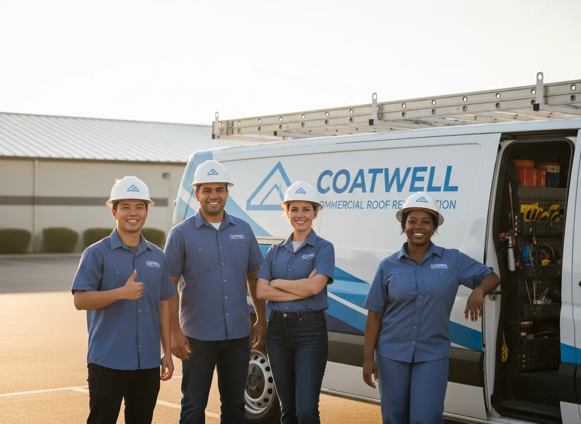 Commercial roof coating company in Woodville, WI